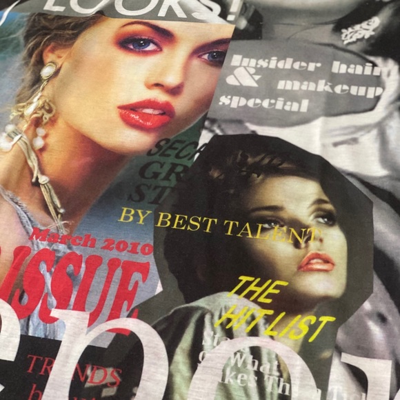 Crimson ivy off the shoulder shirt - Picture 3 of 5